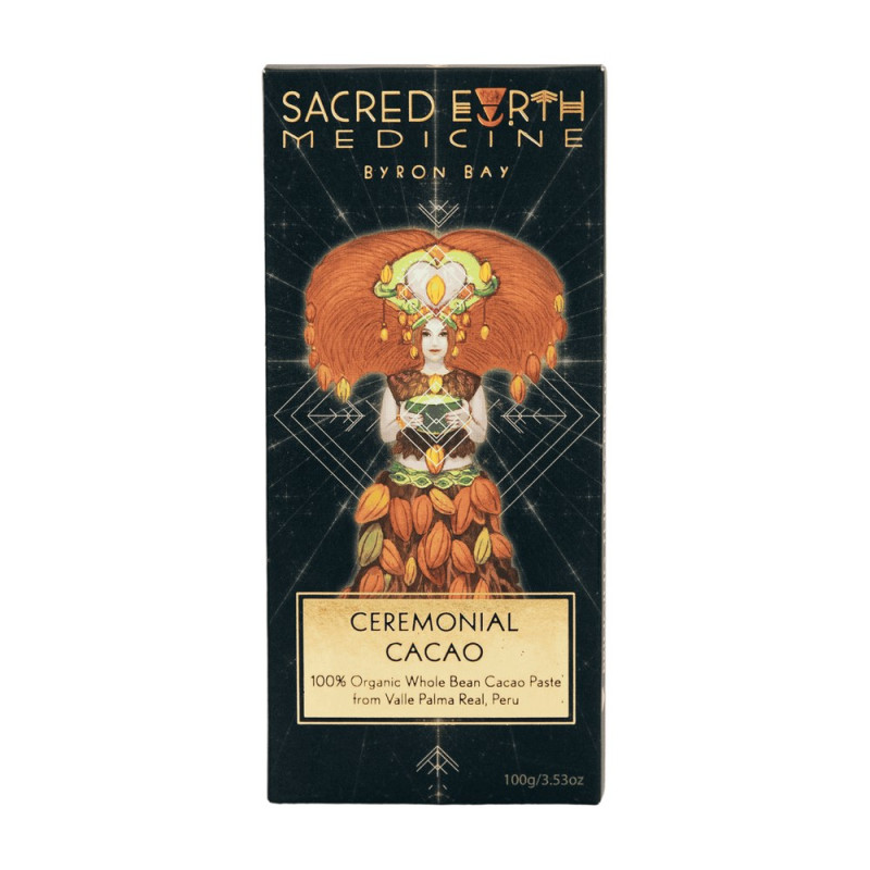 Ceremonial Cacao Block 100g by SACRED EARTH MEDICINE Ceremonial Cacao Block 100g by SACRED EARTH MEDICINE