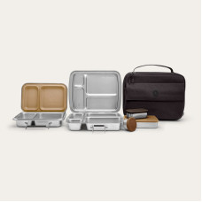 Lunch Bag & Bento Box Set - Charcoal by SEED & SPROUT