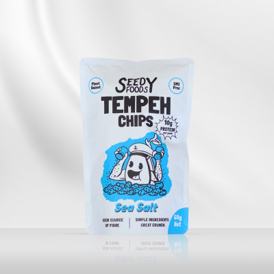 Tempeh Chips Sea Salt 60g by SEEDY FOODS