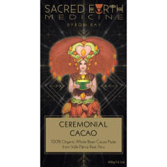 Ceremonial Cacao Block 400g by SACRED EARTH MEDICINE