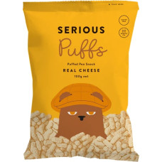 Organic Pea Puffs Real Cheese 100g by SERIOUS FOOD