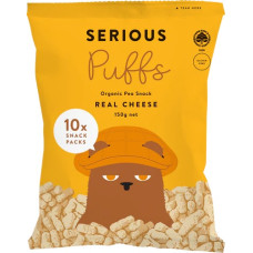 Organic Pea Puff Real Cheese 5x15g by SERIOUS FOOD