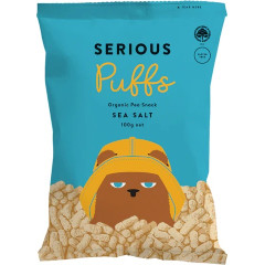 Organic Pea Snack Sea Salt 100g by SERIOUS FOOD