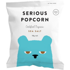 Organic Popcorn Coconut Oil Sea Salt 18g by SERIOUS FOOD