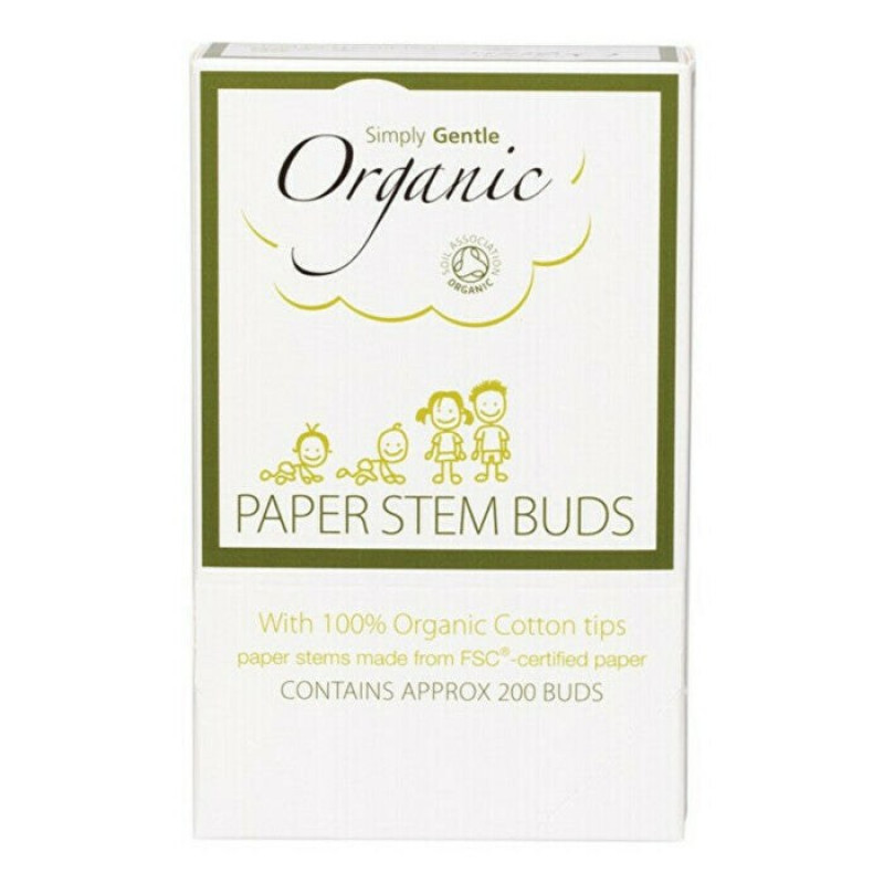 Cotton Buds 200 by SIMPLY GENTLE ORGANIC Cotton Buds 200 by SIMPLY GENTLE ORGANIC