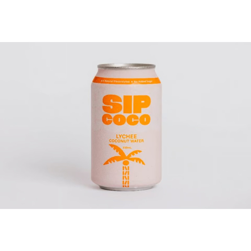Lychee Coconut Water 330ml by SIP COCO