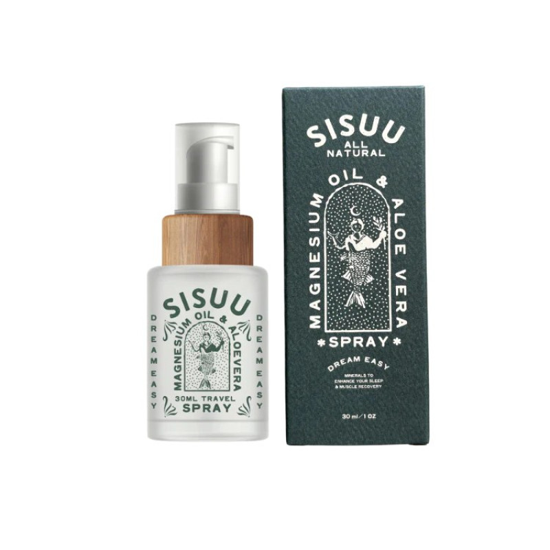Magnesium Oil & Aloe Vera Spray 30ml by SISUU Magnesium Oil & Aloe Vera Spray 30ml by SISUU