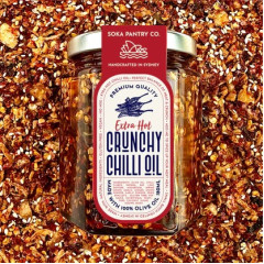 Extra Hot Crunchy Chilli Oil 180ml by SOKA PANTRY