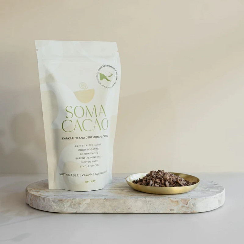 Karkar Island Ceremonial Cacao 85g by SOMA CACAO