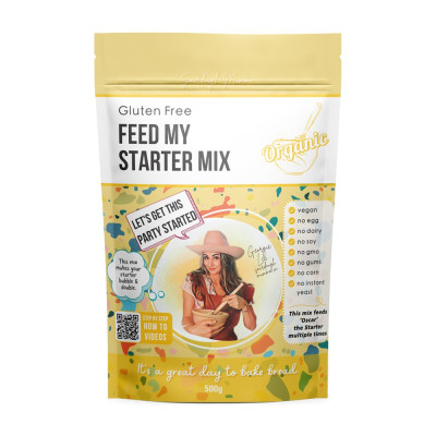 Feed My Starter Mix - Gluten Free 500g by SOURDOUGH MAMA