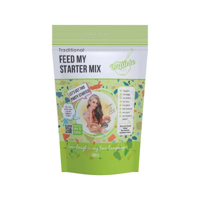 Feed My Starter Mix - Traditional 500g by SOURDOUGH MAMA