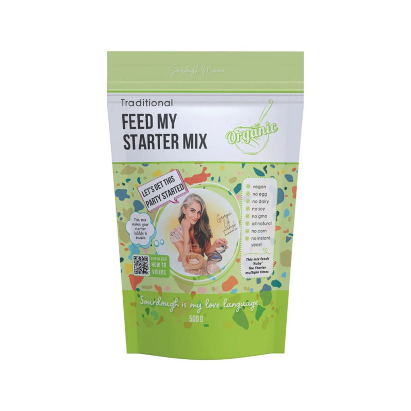Feed My Starter Mix - Traditional 500g by SOURDOUGH MAMA Feed My Starter Mix - Traditional 500g by SOURDOUGH MAMA