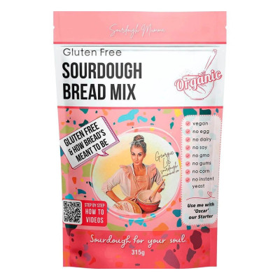 Organic Gluten Free Sourdough Bread Mix 315g by SOURDOUGH MAMA