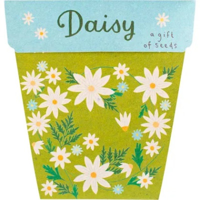 Gift of Seeds - Daisy Card by SOW 