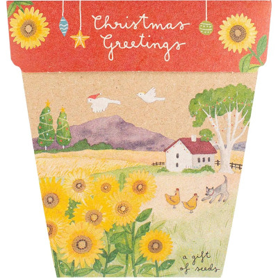 Gift Of Seeds (Australian Native) - Christmas Greetings Card by SOW 