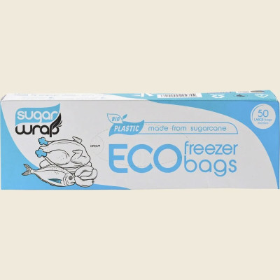 Eco Freezer Bags Large 30x40cm (50) by SUGAR WRAP