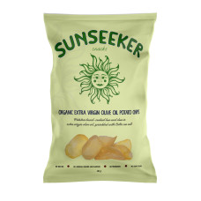 Organic Extra Virgin Olive Oil Potato Chips 140g by SUNSEEKER SNACKS
