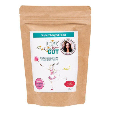 Heal Your Gut Powder - Diatomaceous Earth 100g by SUPERCHARGED FOOD