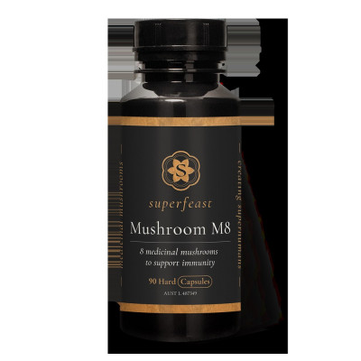 Mushroom M8 Capsules (90) by SUPERFEAST