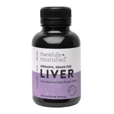 Organic Grass-Fed Liver Capsules (180) by THANKFULLY NOURISHED