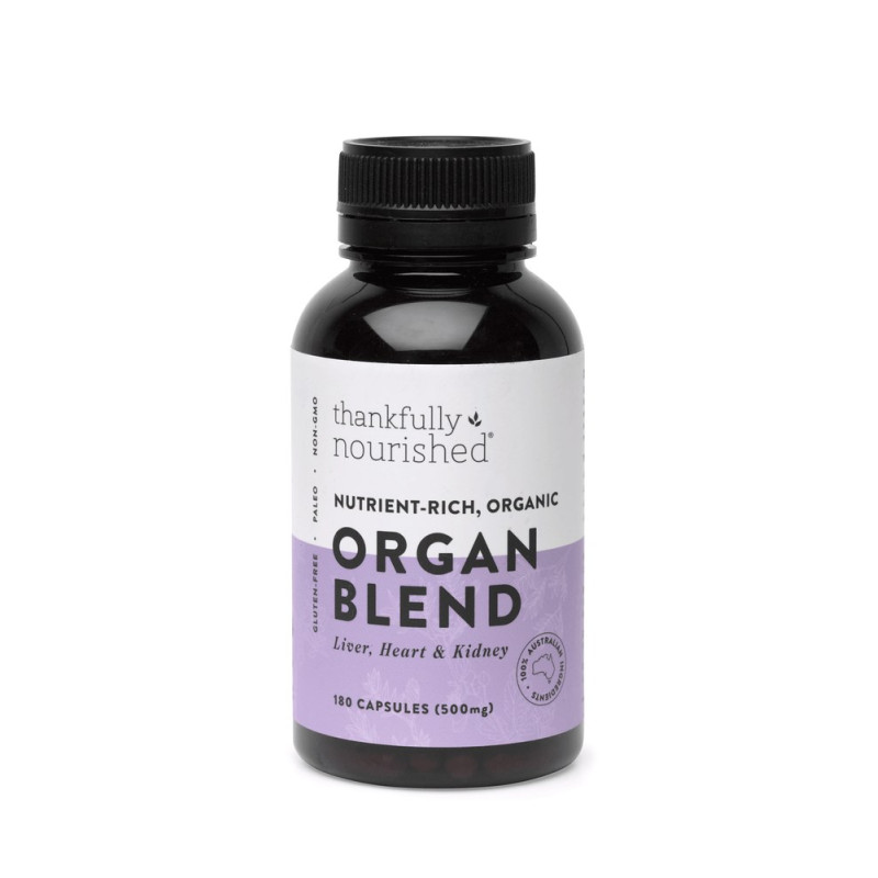 Organic Organ Blend Capsules (180) by THANKFULLY NOURISHED Organic Organ Blend Capsules (180) by THANKFULLY NOURISHED
