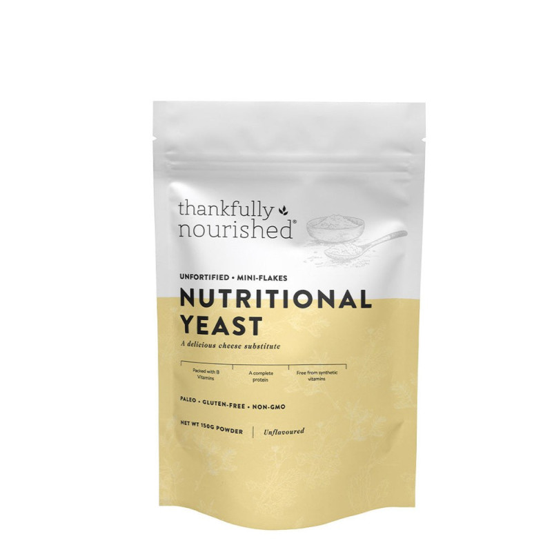 Nutritional Yeast - Unfortified 150g by THANKFULLY NOURISHED Nutritional Yeast - Unfortified 150g by THANKFULLY NOURISHED