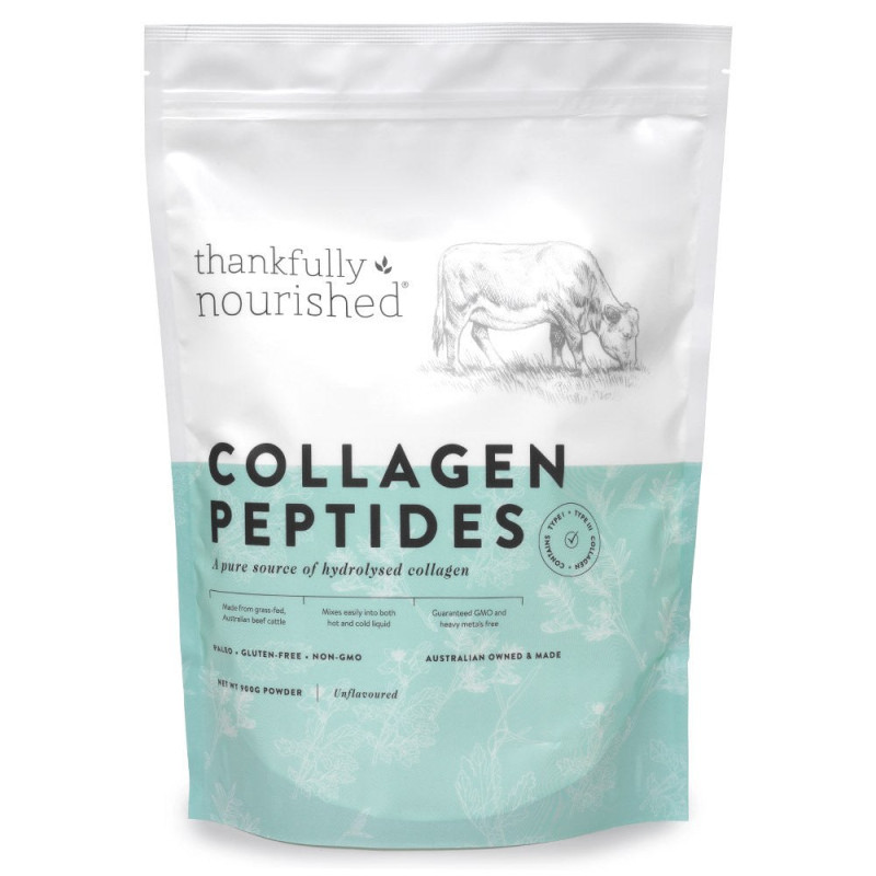 Australian Hydrolysed Collagen Peptides 150g by THANKFULLY NOURISHED Australian Hydrolysed Collagen Peptides 150g by THANKFULLY NOURISHED