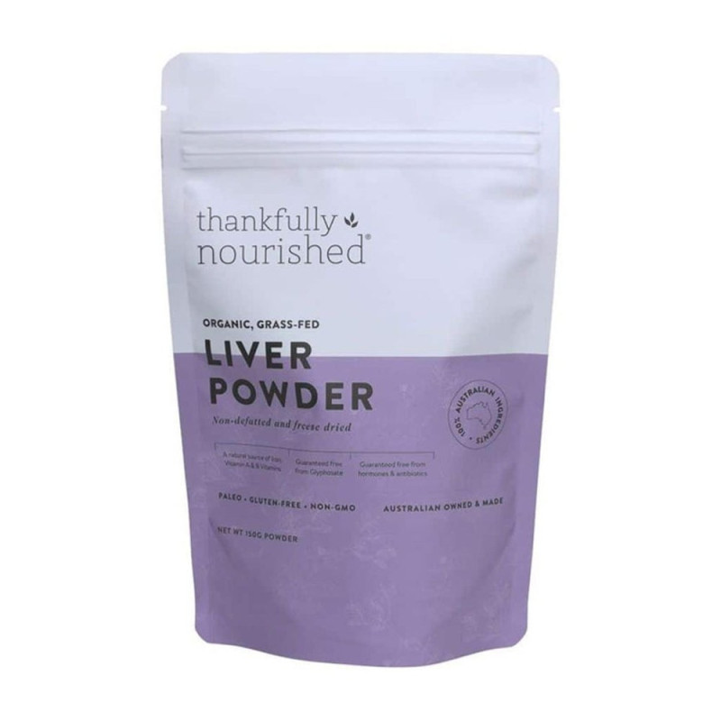 Freeze Dried Bovine Liver Powder 150g by THANKFULLY NOURISHED Freeze Dried Bovine Liver Powder 150g by THANKFULLY NOURISHED