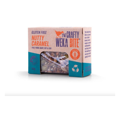 The Crafty Weka Bite - Nutty Caramel 40g by THE CRAFTY WEKA BAR