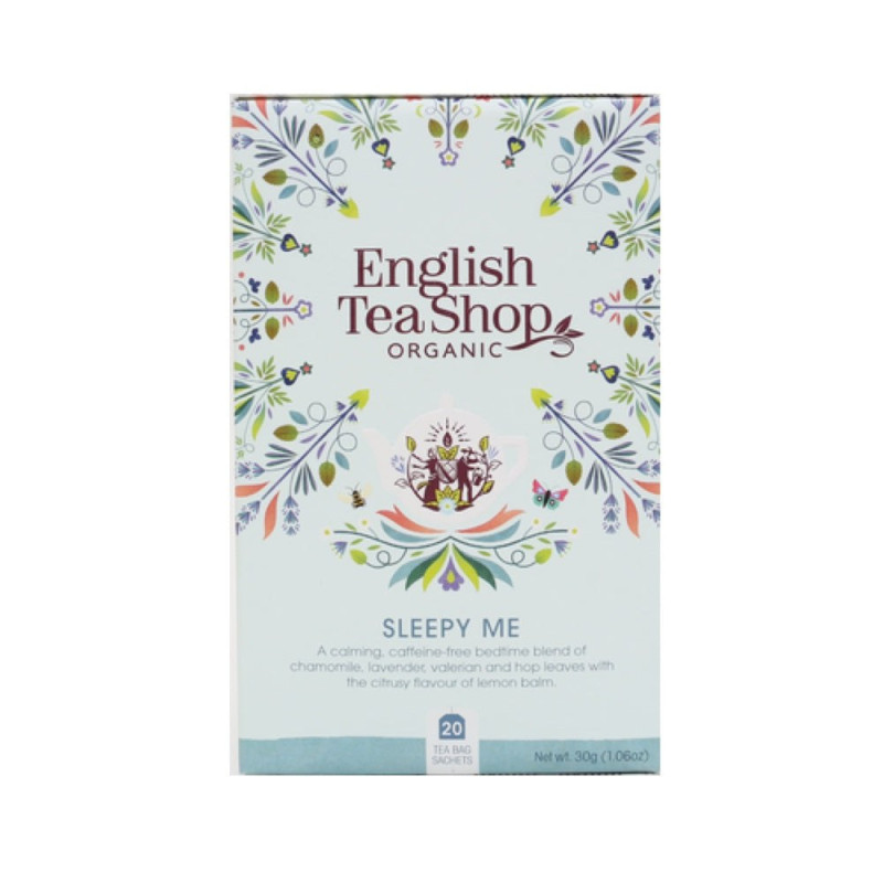 Organic Wellness Sleepy Me Tea Bags (20) by THE ENGLISH TEA SHOP Organic Wellness Sleepy Me Tea Bags (20) by THE ENGLISH TEA SHOP