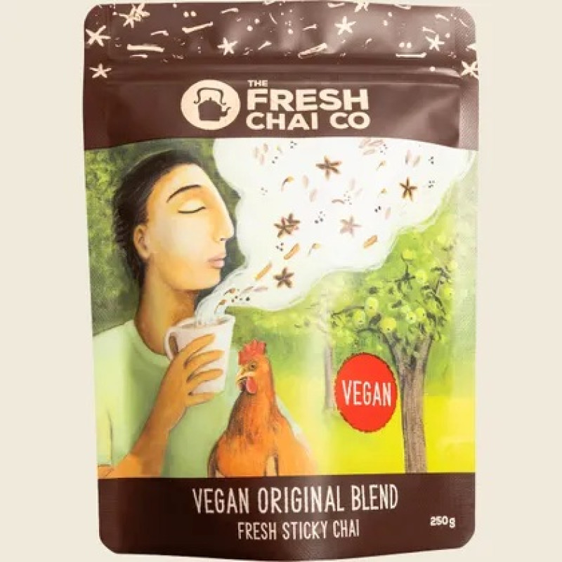 Organic Vegan Original Blend Soaked Chai 250g by THE FRESH CHAI CO Organic Vegan Original Blend Soaked Chai 250g by THE FRESH CHAI CO