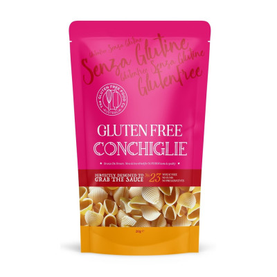 Gluten Free Pasta Conchiglie 210g by THE GLUTEN FREE FOOD CO