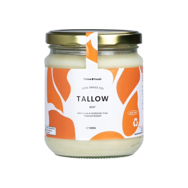 Grass Fed Tallow 500ml by THRIVE TALLOW Grass Fed Tallow 500ml by THRIVE TALLOW