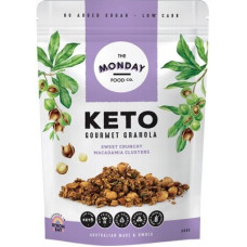 Keto Gourmet Granola - Sweet Crunchy Macadamia Clusters 300g by THE MONDAY FOOD CO