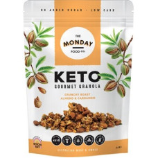 Keto Gourmet Granola - Crunchy Roast Almond & Cardamom 300g by THE MONDAY FOOD CO
