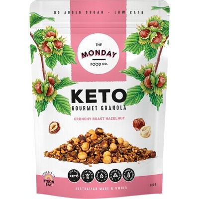 Low Carb Gourmet Granola - Roasted Hazelnut 300g by THE MONDAY FOOD CO