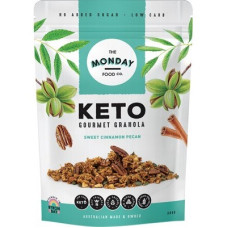Keto Gourmet Granola - Sweet Cinnamon Pecan 300g by THE MONDAY FOOD CO