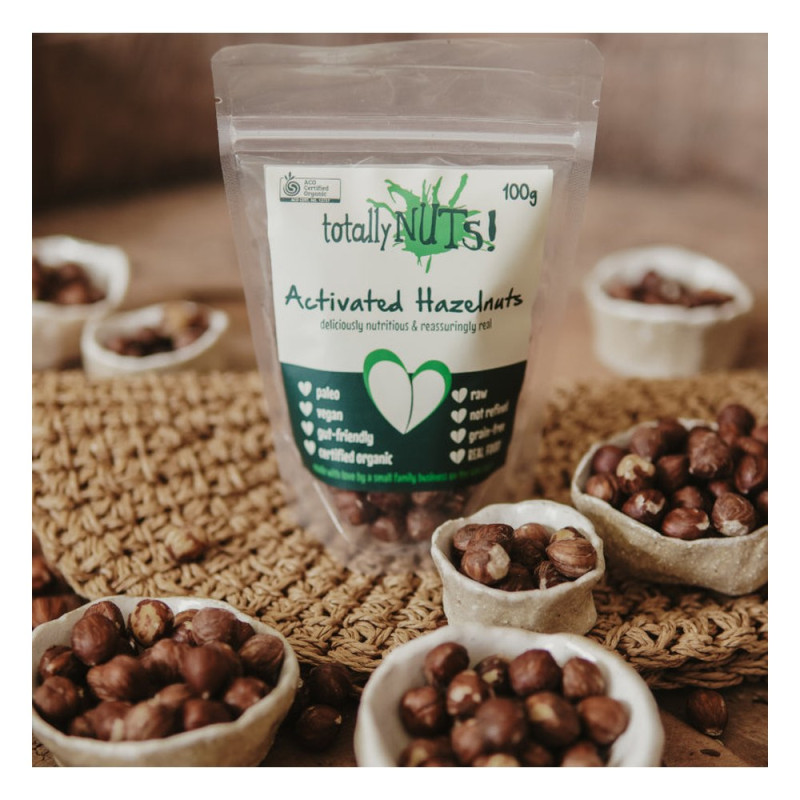 Activated Hazelnuts 100g by TOTALLY NUTS Activated Hazelnuts 100g by TOTALLY NUTS