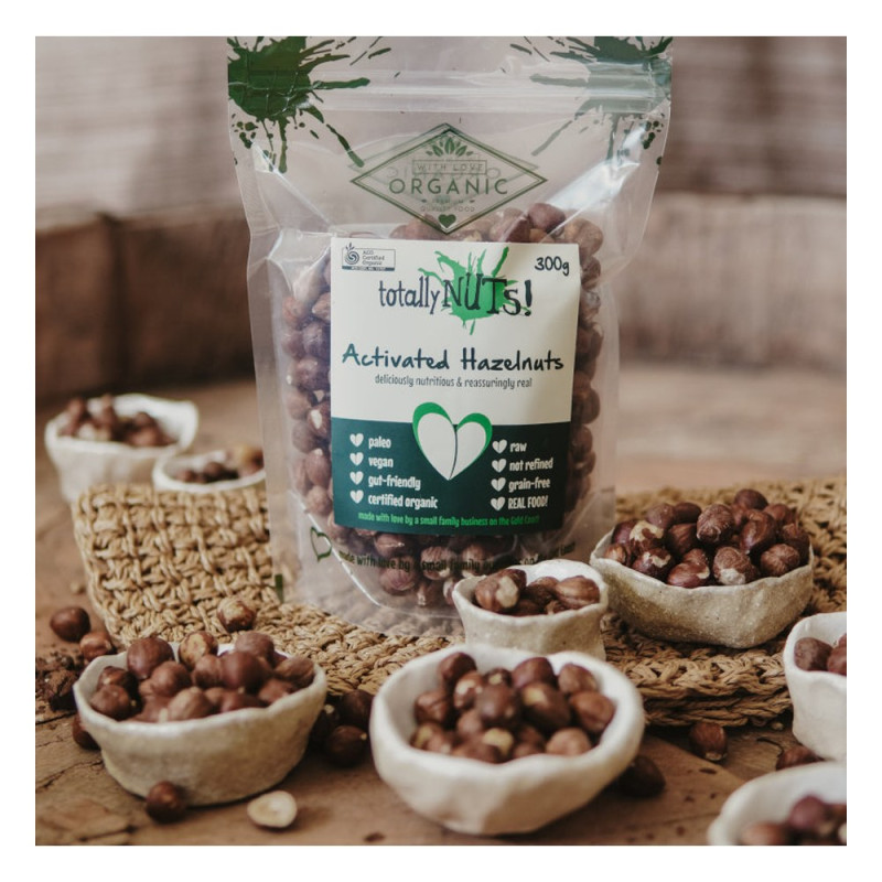 Activated Hazelnuts 300g by TOTALLY NUTS Activated Hazelnuts 300g by TOTALLY NUTS
