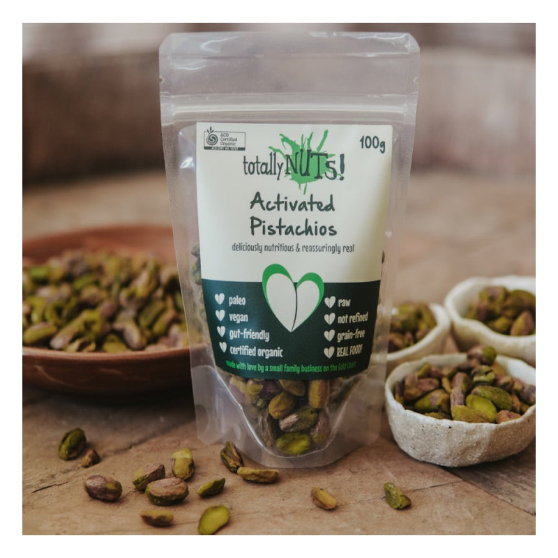 Activated Pistachios 100g by TOTALLY NUTS Activated Pistachios 100g by TOTALLY NUTS
