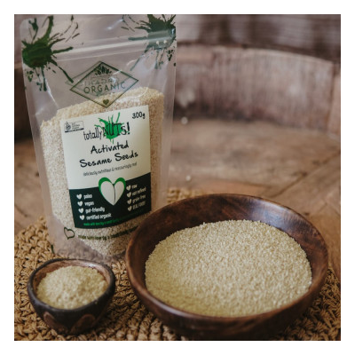 Organic Activated Sesame Seeds 300g by TOTALLY NUTS