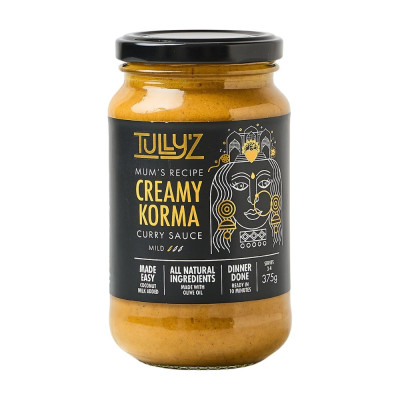 Creamy Korma Curry Sauce (Mild) 375g by TULLY'Z