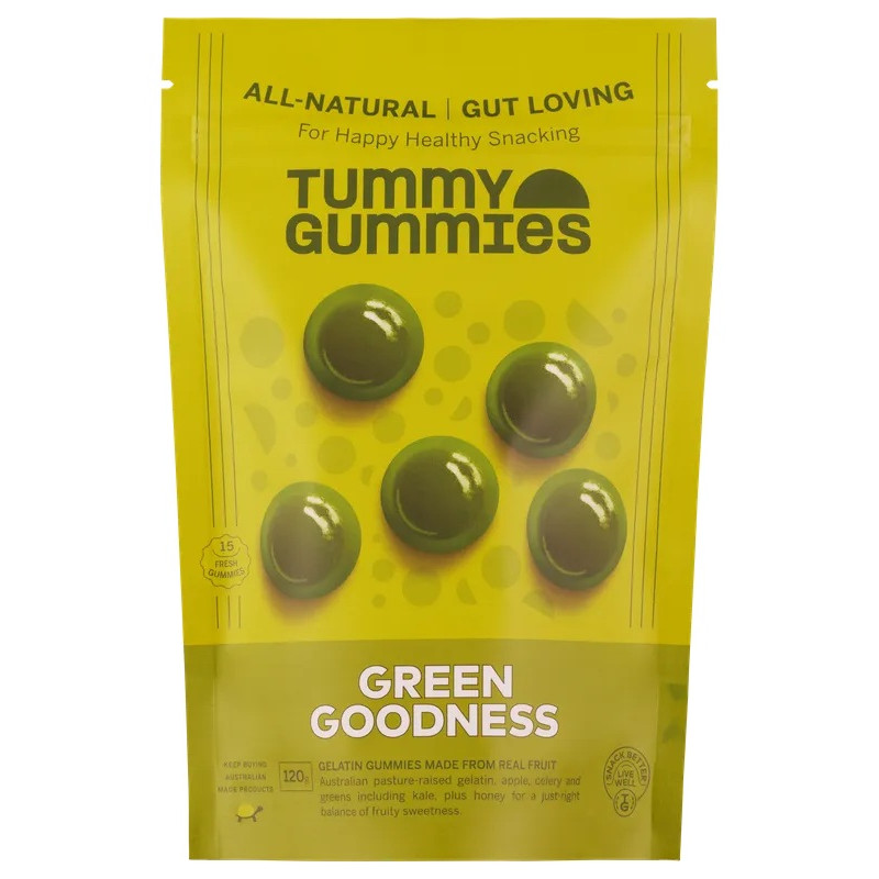 Green Goddess Gummies 120g by TUMMY GUMMIES