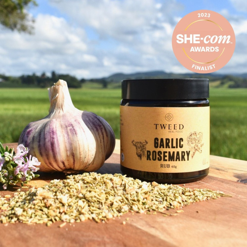 Garlic Rosemary Rub 40g by TWEED REAL FOOD Garlic Rosemary Rub 40g by TWEED REAL FOOD