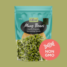 Organic Mung Bean Sprouting Seeds 100g by UNTAMED HEALTH