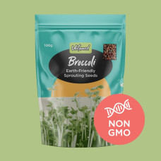 Organic Broccoli Sprouting Seeds 100g by UNTAMED HEALTH