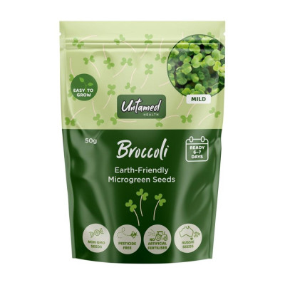 Broccoli Microgreen Seeds 50g by UNTAMED HEALTH