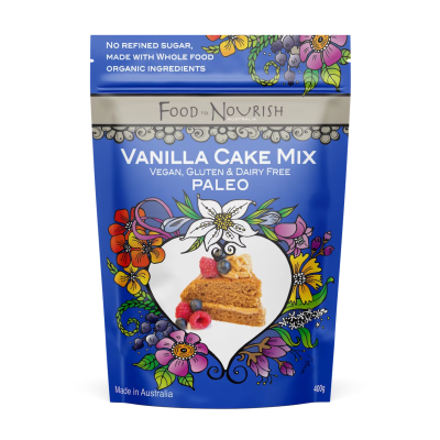Vanilla Cake Mix 400g by FOOD TO NOURISH
