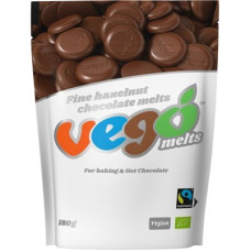 Fine Hazelnut Chocolate Melts 180g by VEGO