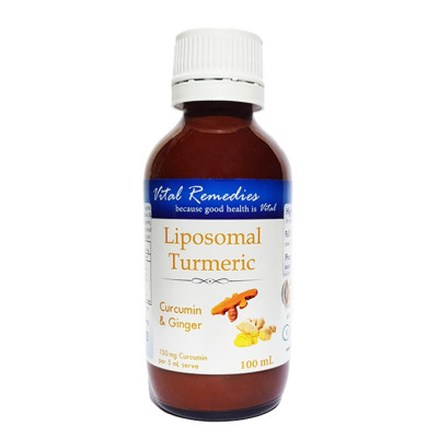 Liposomal Turmeric - Curcumin & Ginger 100ml by VITAL REMEDIES